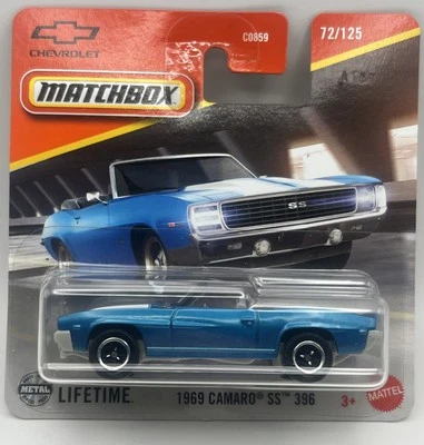 Matchbox 2025 Series. 1969 Chevrolet Camaro SS 396. 72/125 JBR84 MBX Showroom - Image 1 of 4