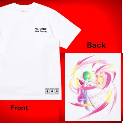 UNIQLO x покемон коллекционная карточная игра Gardevoir графический футболка коллаборация взрослых XL - Изображение 1 из 4