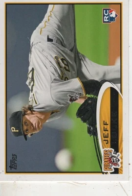 Jeff Locke 2012 Topps Baseball #410 RC Rookie Card Pittsburgh Pirates Sports  - Image 1 of 4