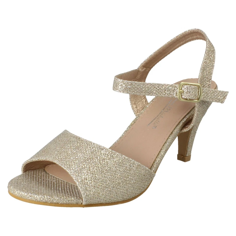 Mujer Anne Michelle Cierre de Hebilla Corte Ancho Formal Sandalias 'F1r2114' - Imagen 1 de 1