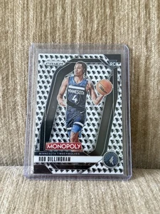 2024-25 Panini Prizm Monopoly ROB DILLINGHAM Running Man White Rookie SP TWolves - Picture 1 of 2