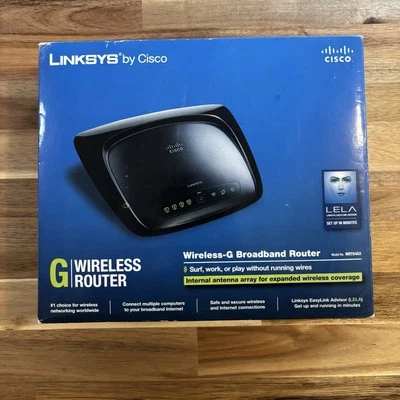 Linksys DIR-890L/R 54 Mbps 4-Port 10/100 Wireless G Router (WRT54G2) NEW - Image 1 of 4