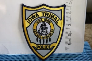 tribal indian police patch IOWA TRIBAL POLICE KANSAS - Picture 1 of 1