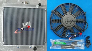 3 core aluminum radiator + fan for FORD Falcon XR XT XW XY 289 302 351 1969-1972 - Picture 1 of 6