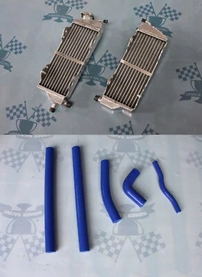 Radiador de aluminio + manguera Fit TM Racing EN 125/144/250/300; MX 125/144/250/300 Foto 1 de 4