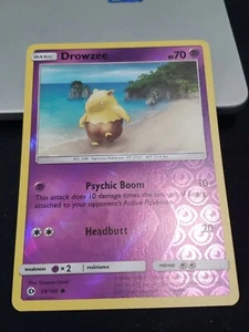 Drowzee 59/149 - Pokemon Sun & Moon Base Set - Reverse Holo Near Mint PWE - Picture 1 of 2
