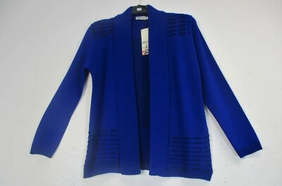 Offene Vorderseite Damen L / Ärmel 98% Acryl Strickjacke 10 Farben Größen: S/M/L - Bild 1 von 4