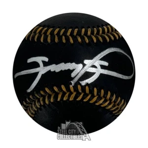 Sammy Sosa Autographed Black Official MLB Baseball - JSA (Silver Ink) - Picture 1 of 1
