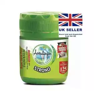Amrutanjan Double Power Green Pain Balm 8 ml ' Kick Out Pain' UK Headaches Pain - Picture 1 of 2