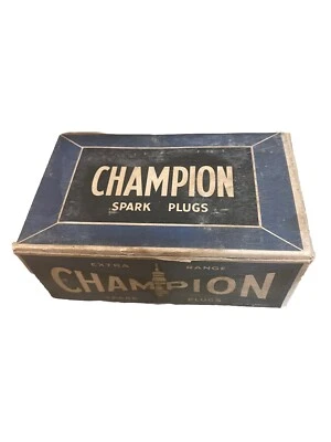 Raro Champion NOS Caja Completa 10-Y-4-A Hecho en Canadá 10mm 5/8” Bujías Hexagonales Foto 1 de 4