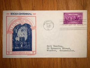 US First Day Cover - Scott 798 -   Grandy cachet - US Constitution Anniversary - Picture 1 of 1