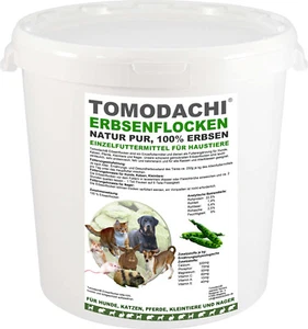 Erbsenflocken Nagerfutter proteinreicher Nagersnack Ratte Hamster Kaninchen 2kg - Bild 1 von 9