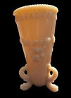 Westmorland verre amande lait verre dauphin base vase coquille de mer pieds d'argonaute