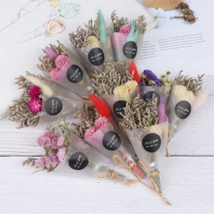 Mini Natural Dried Flowers Gypsophila Bouquets Floral Wedding Party Home Decor - Picture 1 of 23