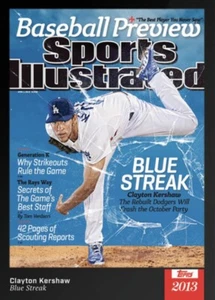 2021 TOPPS X SPORTS ILLUSTRATED CARD LOS ANGELES DODGERS CLAYTON KERSHAW #22 - Picture 1 of 2