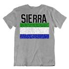 Flag T-Shirt Sierra Leone Fashion Country Souvenir Gift Tee Pride Logo