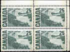 VF Canada comme neuf neuf neuf neuf dans son emballage extérieur 25c Scott #465p bloc de 4 timbres définitifs 1969
