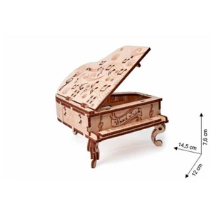 Wood Trick - Holz Modellbau Grand Piano Konzertflügel mit Musik 36 Teile - Picture 1 of 2