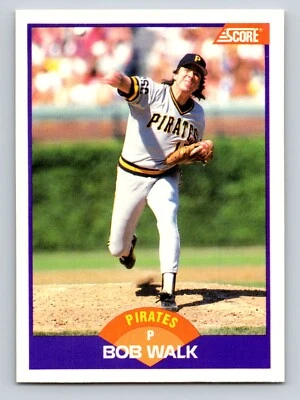 Bob Walk 1989 Score #224 Pittsburgh Pirates - Image 1 of 2