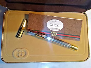 GUCCI RASOIO BARBA VINTAGE-NUOVO PERFETTO-COMPLETO DI SCATOLA ASTUCCIO GARANZIA - Foto 1 di 12