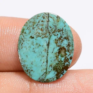 Natural Turquoise Oval Shape Cabochon Loose Gemstone 5.5 Ct. 17X14X2 mm OA-7128 - Picture 1 of 5