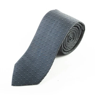 Prada NWT Grey Dotted Pattern Tie 22768 - Imagem 1 de 4