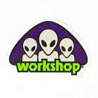 Autocollant logo Alien Workshop Triad UFO Area 51 skateboard OG autocollant 3,25" x 2,25"