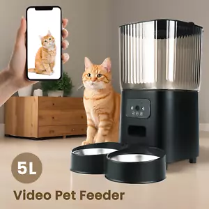 Auto Pet Feeder Cat Dog Food Dispenser Wifi Programable Timer APP Control 5L - Picture 1 of 21