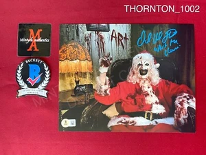 David Howard Thornton Terrifier 3 signed 8x10 photo Art the Clown Beckett horror - Picture 1 of 3