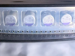 10X 16SVP330M Panasonic 330uF 16V 10x12.6 Polymer Aluminum SMD Capacitor Low ESR - Picture 1 of 2