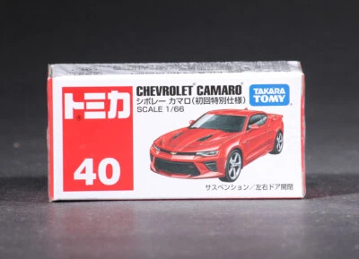 Takara Tomy Tomica 40 Chevrolet Camaro First Special Ver 1/66 Mini Diecast Car - Image 1 of 4