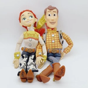 Lot of 2 talking figures Woody English voice & Jessie Toy Story 2 Pixar Disney - Imagen 1 de 13