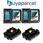Makita BL1815 18v 2x LXT 1.5ah Lithium Batteries + DC18RC Dual Pack Fast Charger