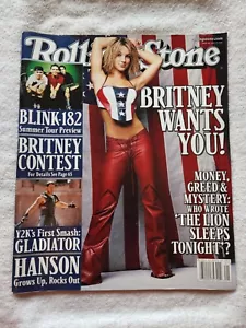 Rolling Stone Magazine #841 May 25, 2000, BRITNEY SPEARS! Blink-182, Hanson!! - Picture 1 of 20