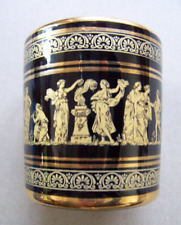 Becher / Vase "NEOFITOU, hand made in Greece, 24K GOLD"; h: 7,8 cm; D.: 7 cm