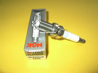 6 NGK Zündkerzen BKR5EKUP 2890 für VW Golf 3 Passat 35i Sharan T4 Vento VR6 - Bild 1 von 2