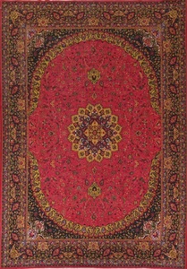 Turkish Living Room Area Rug 10x13 Medallion Pink Traditional Oriental Carpet - Picture 1 of 18