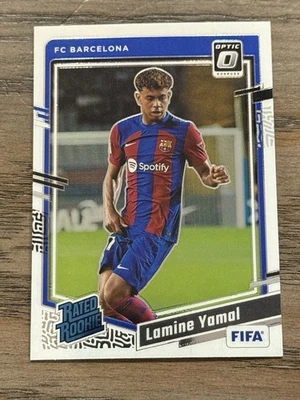 2023 PANINI DONRUSS #177 ЛАМИН ЯМАЛ ОПТИКА РЕЙТИНГ ДЕБЮТАНТ - Изображение 1 из 2