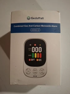 Gedsffati Dual Carbon Monoxide And Gas Alarm 110-220v HD08-G New 2 piece set - Picture 1 of 3