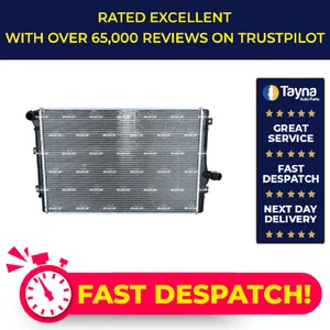 Radiator fits SEAT LEON 1P1 2.0 1.6D 2.0D 05 to 12 NRF 1K0121251AB 1K0121251BK - Picture 1 of 12
