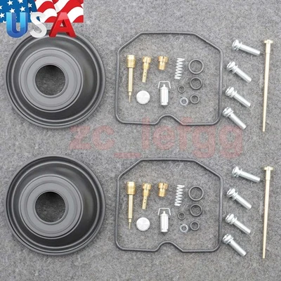 Kit de reparación de carburador para 96-09 Kawasaki Vulcan 500 EN500C LTD émbolo de diafragma Foto 1 de 4