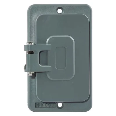 Hubbell Wiring Device-Kellems Hbl3061 1 -Gang Vertical Weatherproof Cover,