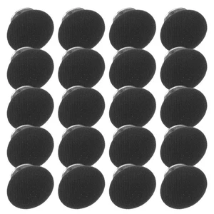  30pcs Baseball Cap Button Top Replacement Hats Buttons 0.75 Inch Black Cloth - Picture 1 of 12