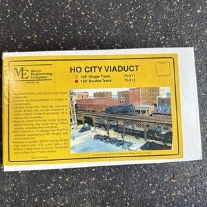 Micro Engineering 75-512 City Viaduct Kit, 150' Double Track, HO Scale - Picture 1 of 3