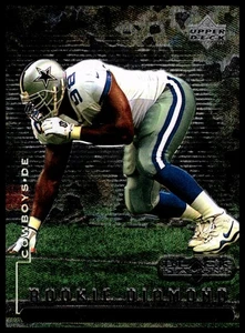 Tarjeta de novato de la NFL 1998 Upper Deck Black Diamond Greg Ellis Dallas Cowboys #110 - Imagen 1 de 2