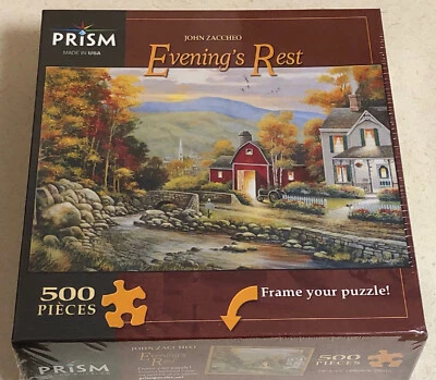 Prisma 500 piezas rompecabezas noches descanso NUEVO sellado de fábrica John Zaccheo ¡Envío gratuito! Foto 1 de 3