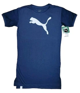Pume Girl's Large 12-14 Blue Sparkly Puma Long Tshirt / Cover-up / Pajamas - Picture 1 of 2
