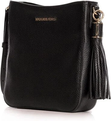New w/Tags Michael Kors Black Leather Bedford Tassel Crossbody Bag Purse Handbag - Image 1 of 4
