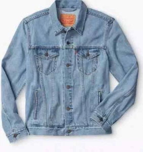 LEVI'S TRUCKER JACKET LIGHT STONEWASH, CHOOSE SIZES - Picture 1 of 3