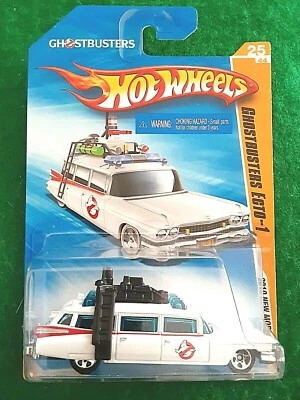 Hot Wheels 2010 New Models Ghostbusters Ecto-1, 5SP, NIP, Really Nice!!! - Image 1 of 4